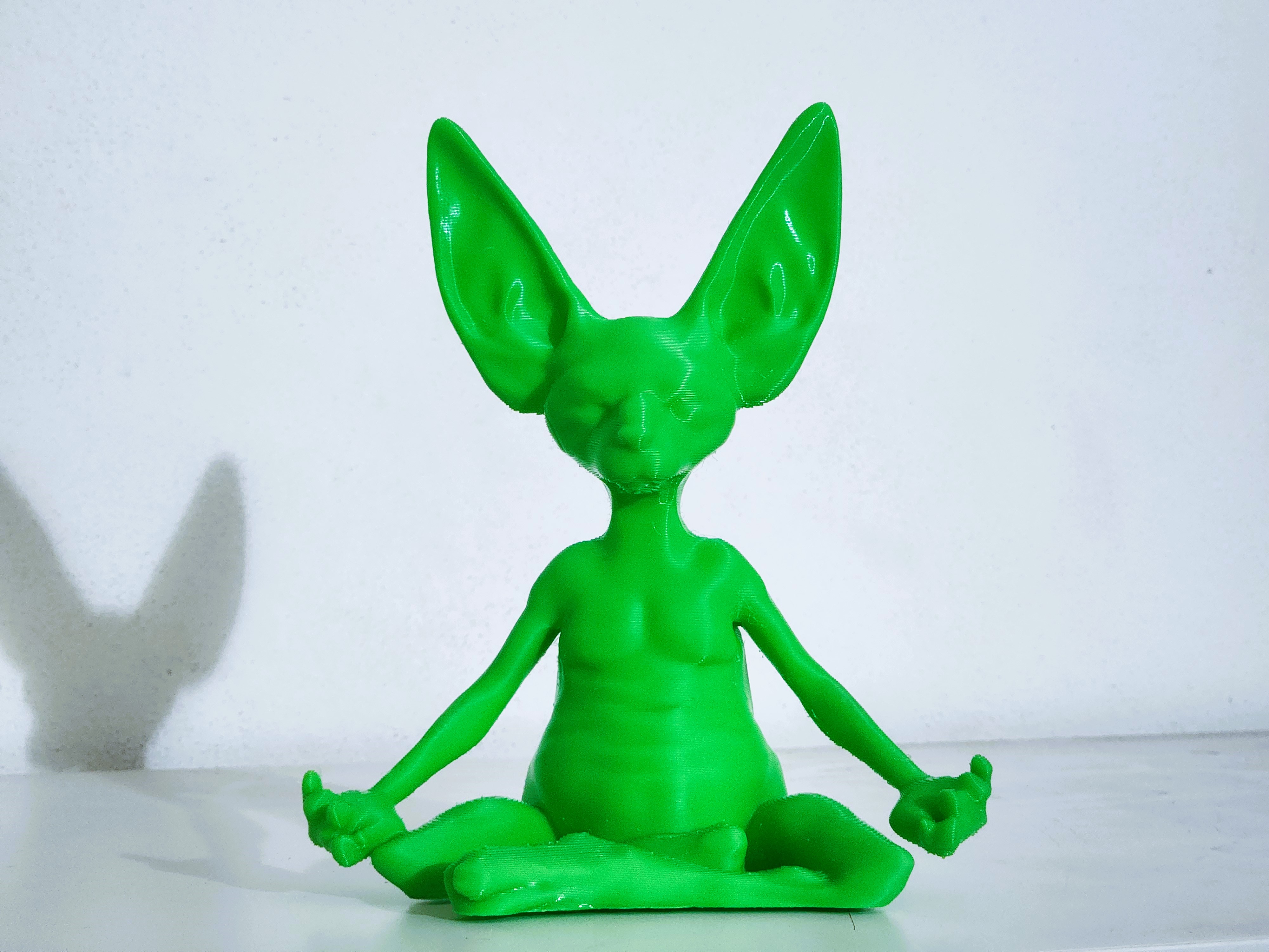 Sphynx Cat yoga statue