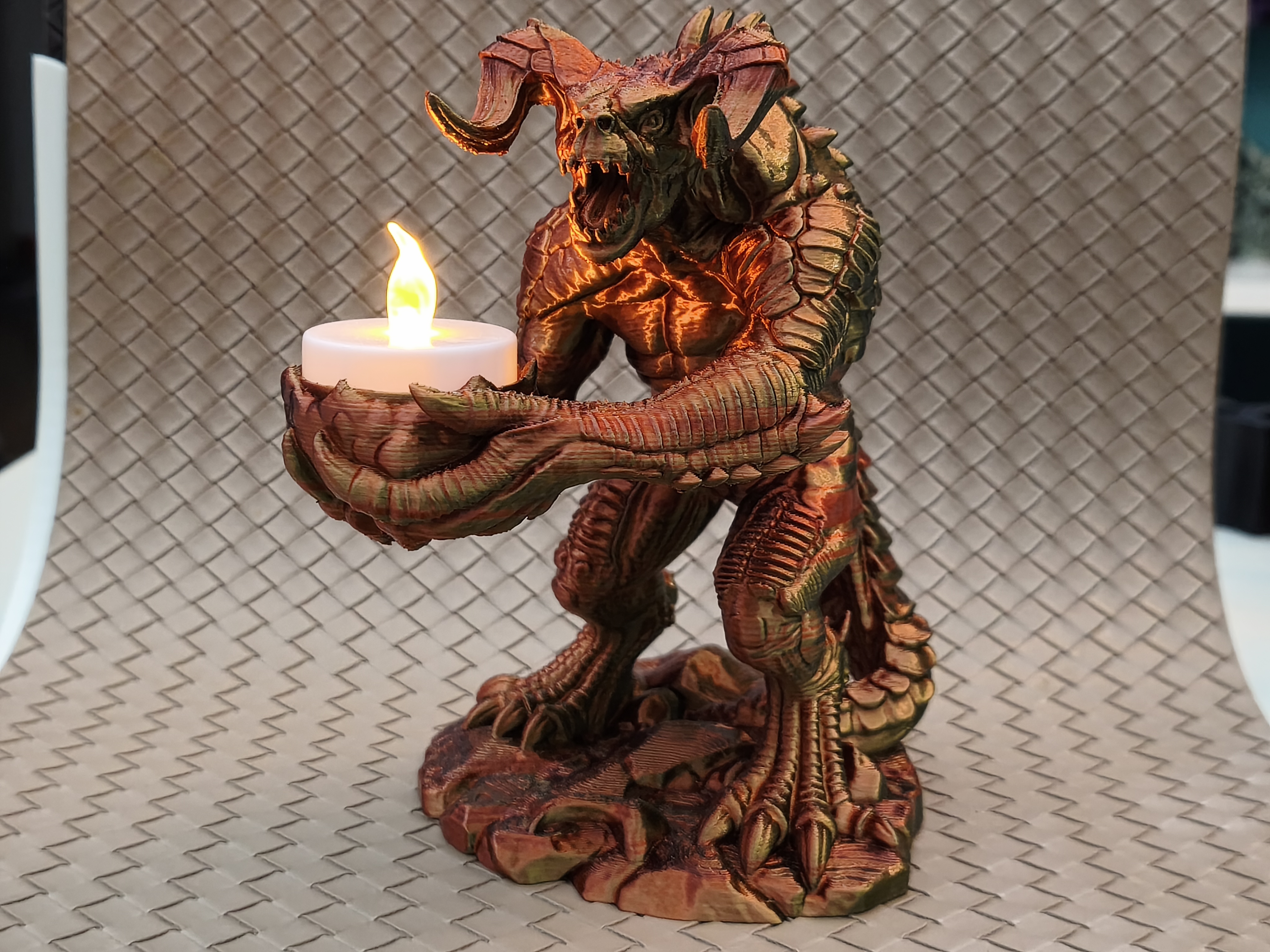 Deathclaw - LED Tea light Holder