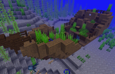 Minecraft Schiffwrack Shipwreck