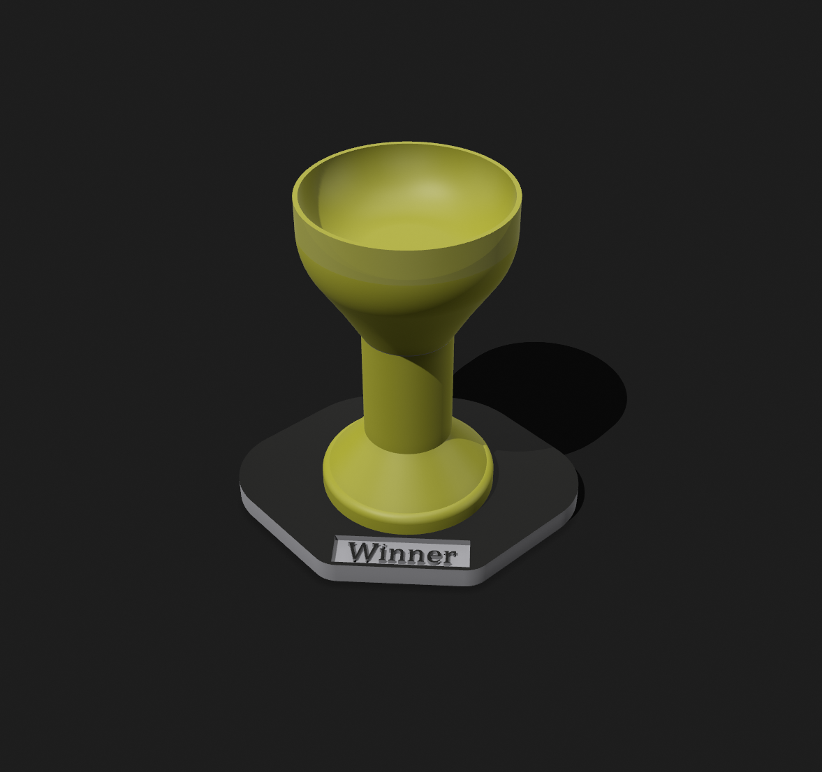 Trophy cup