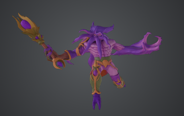 Faceless Void Arcana Statue Dota 2