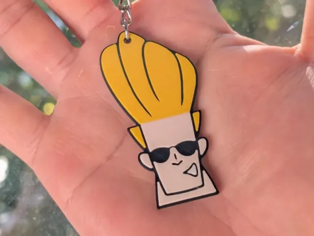 Johhny Bravo - Keychain