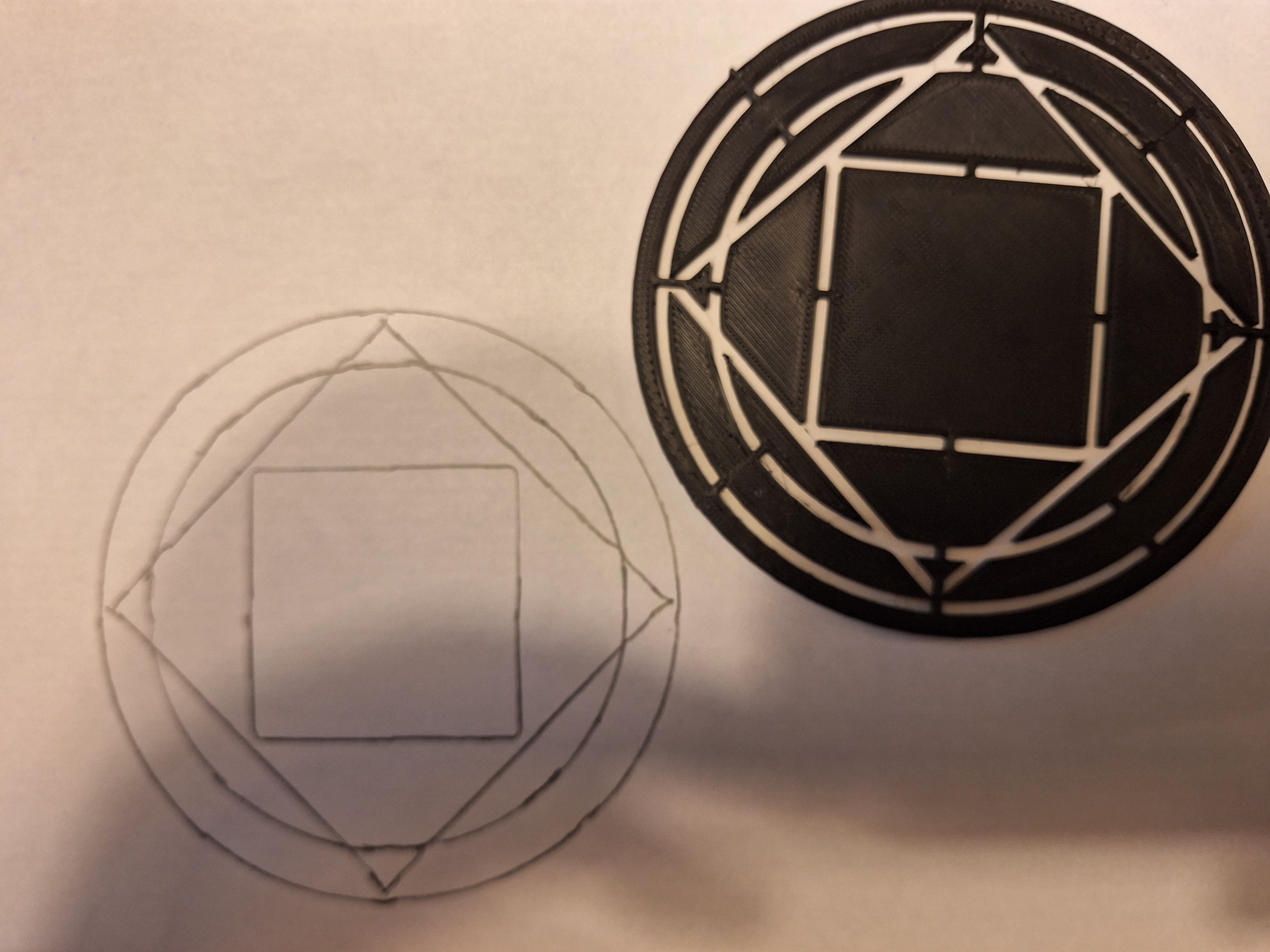 Basic transmutation circle stencil from fullmetal alchemist