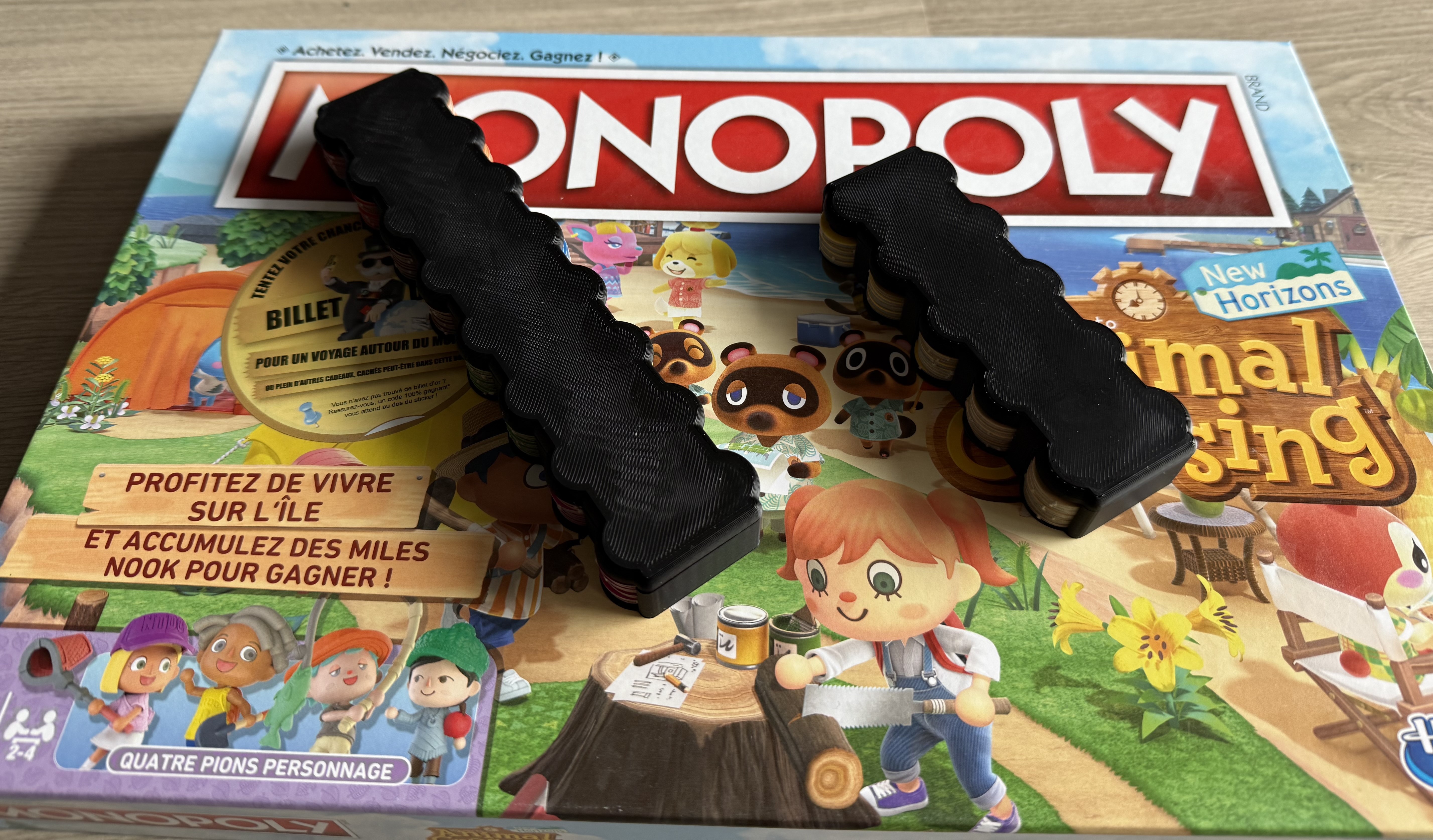 Animal Crossing Monopoly Coins & Tokens Organizer