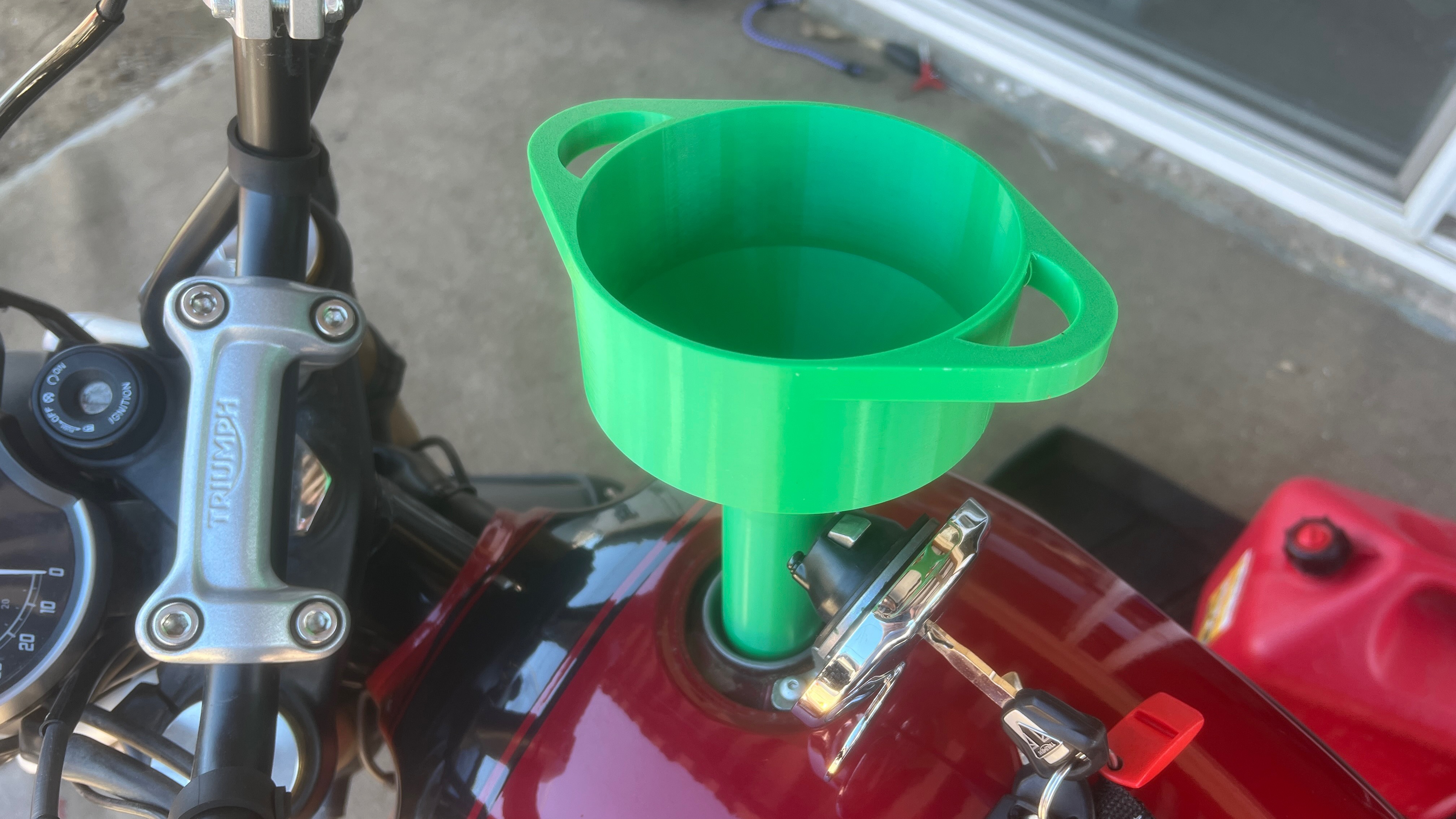 Funnel for Motorcycle Gas Can