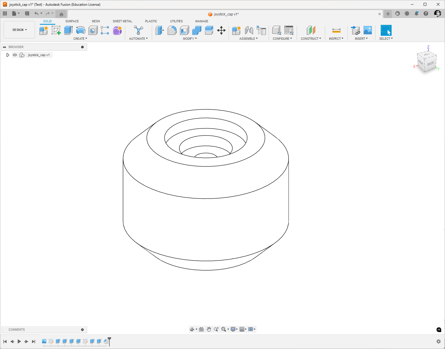Joystick cap for Firefox F-7