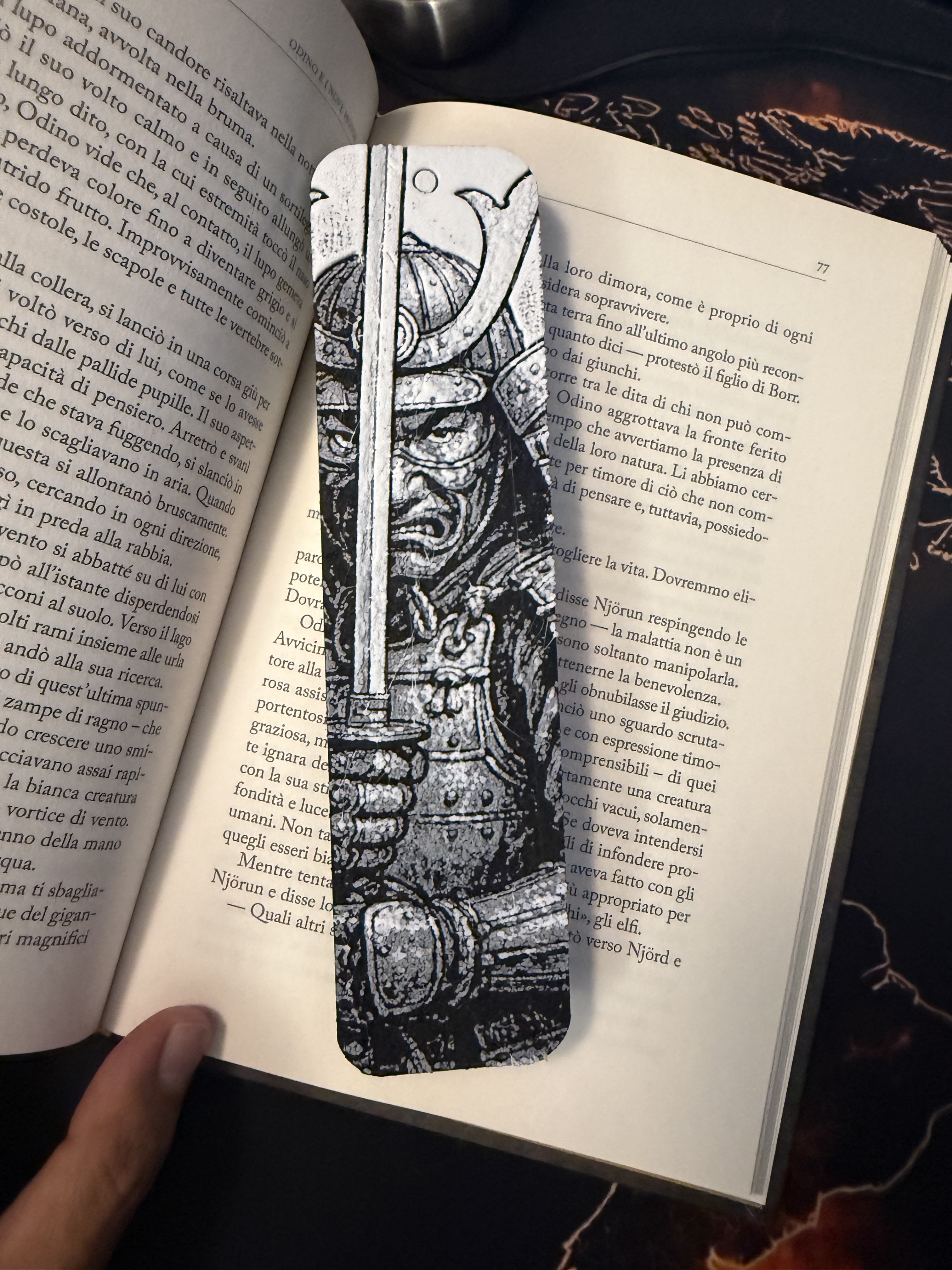 Miniatura 3 do modelo 3D Samurai Bookmark