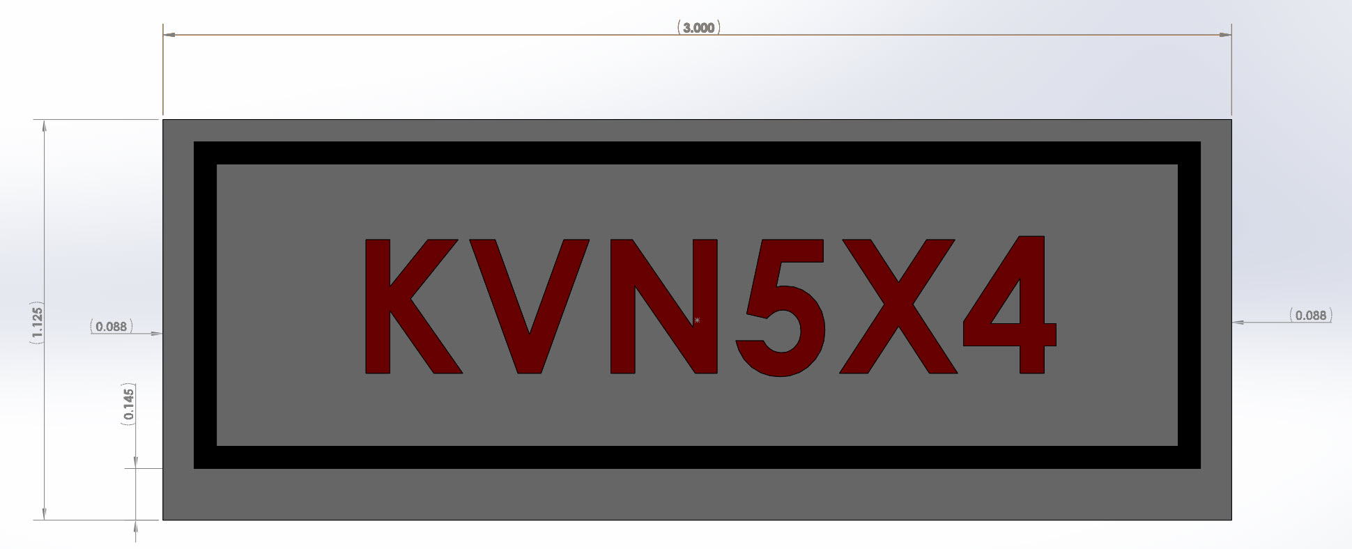 Label Holder for Husky Toolbox - Angled & Removable 3D Printed Labels — thumbnail 3