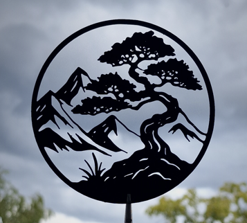 Zen Bonsai Mountain Serenity
