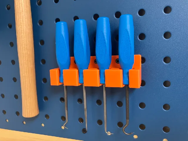 ChannelLock Hook & Pick Set Holder for Pegboard