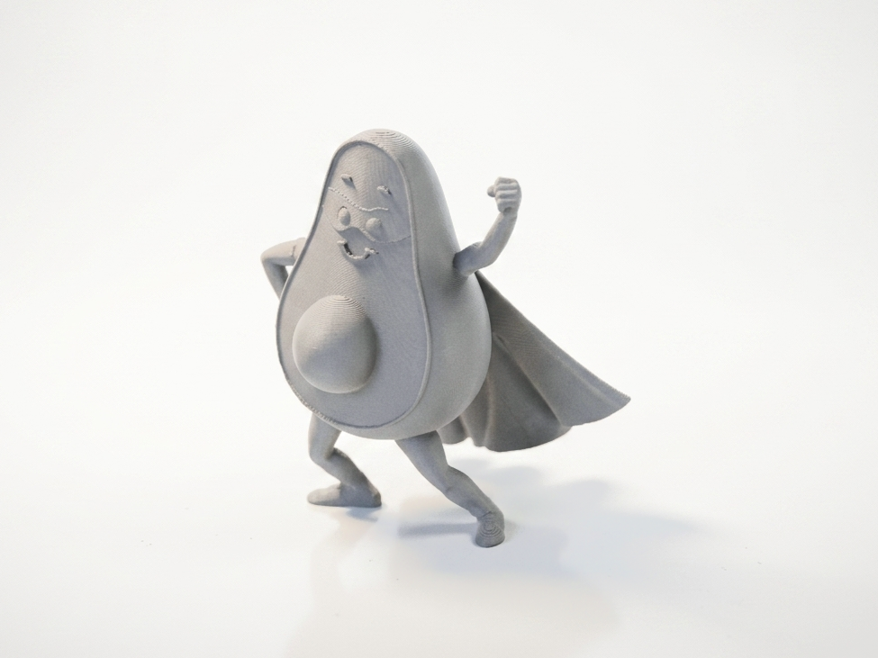 Avocado Hero Superhero Figurine 3D Printable