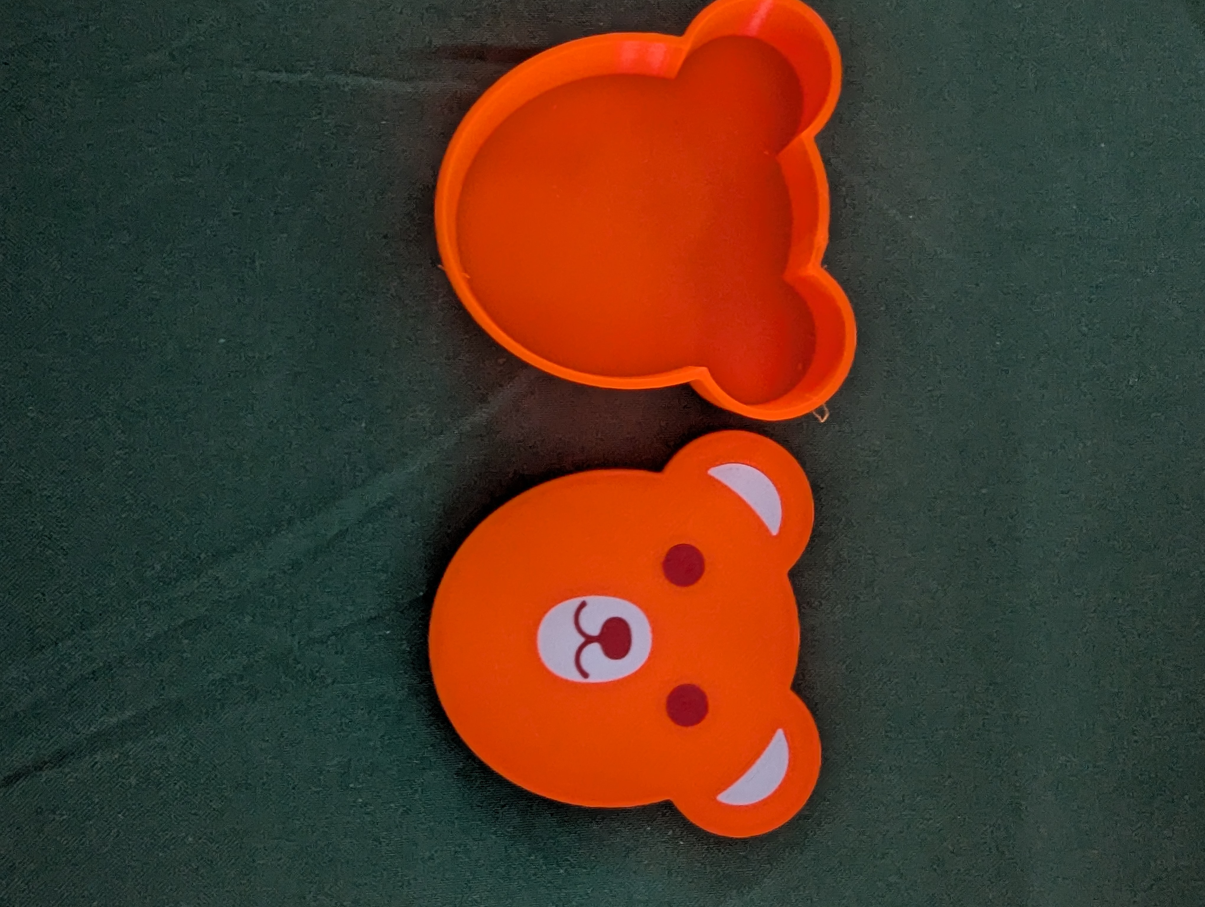 Adorable multi-color bear box
