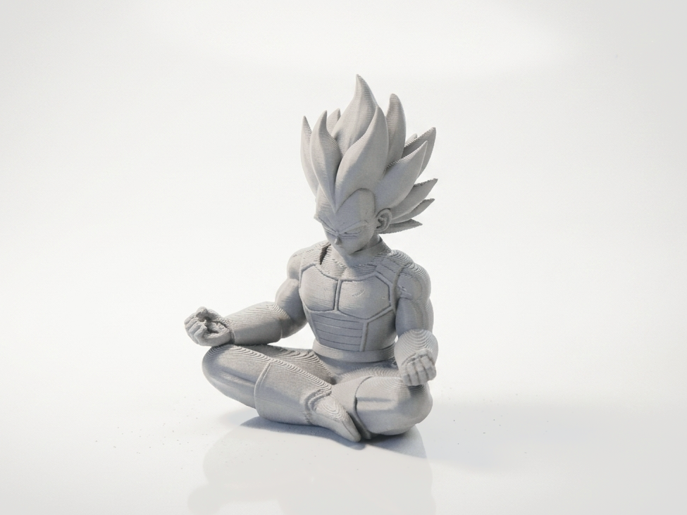 Vegeta Meditating Figurine Anime 3D Printable