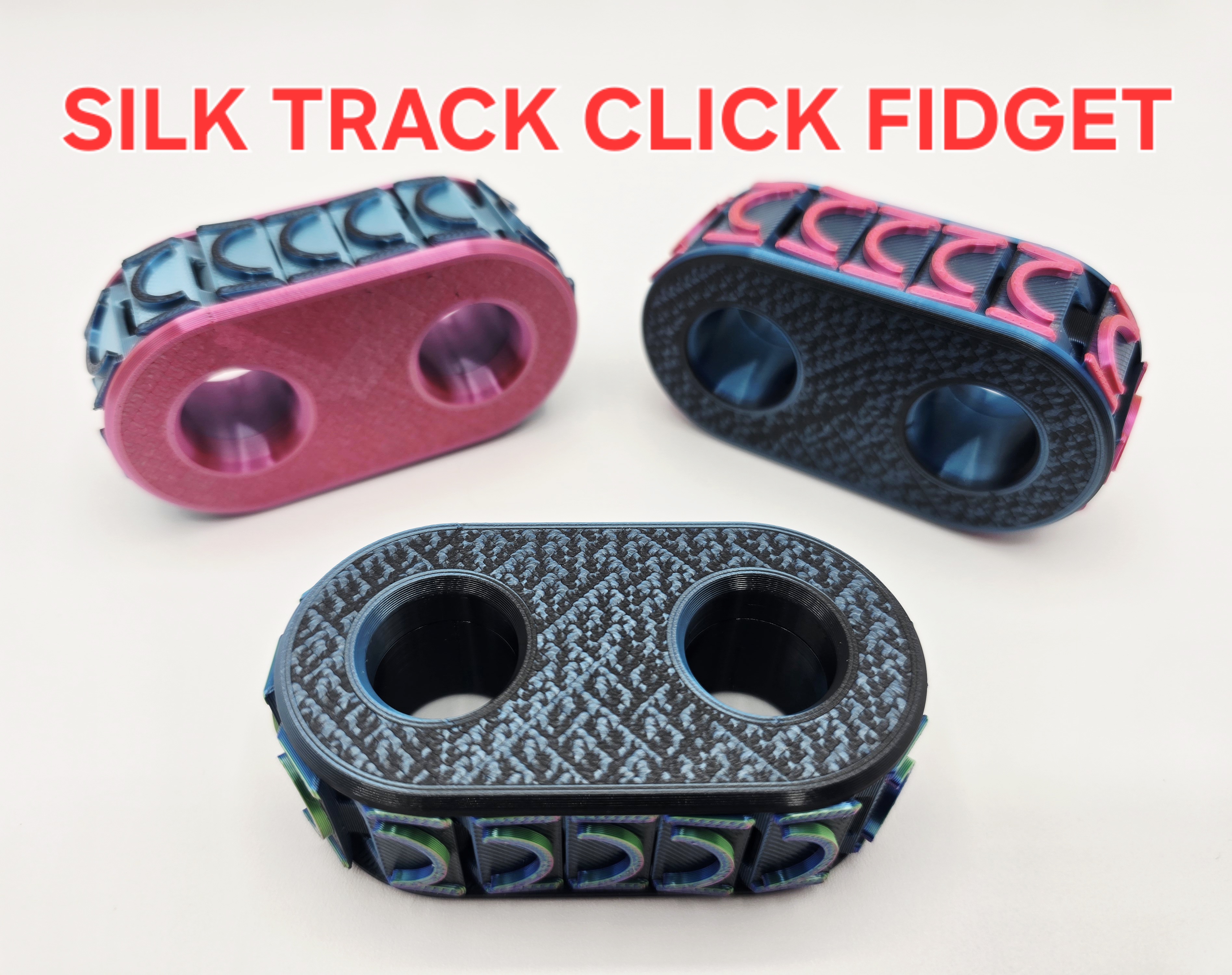 Silk Track Clicker Fidgets