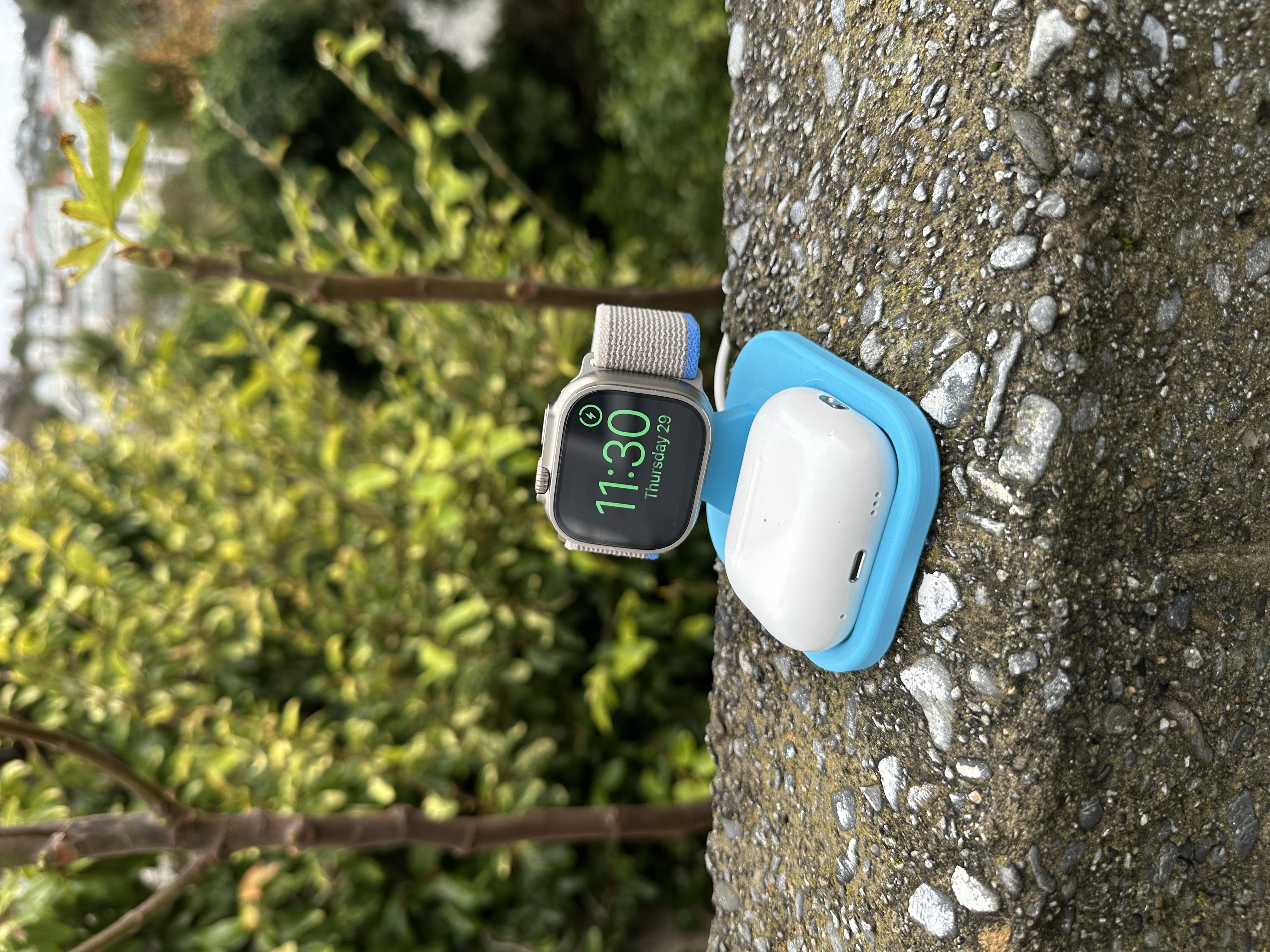 Apple Watch Charger Stand with AirPods Tray