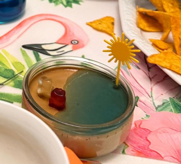 Sandwich Drink Sun Decoration