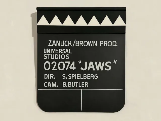 Jaws Movie - Clapper Board Prop - Fan Art
