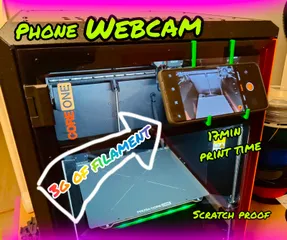 Core ONE Spare Phone Camera Holder for those who don't have buddy3D camera. (See the video)