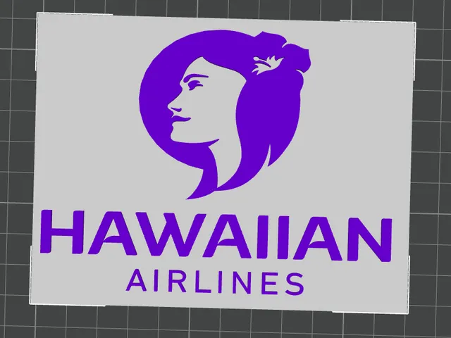 Hawaiian Airlines logo for office \ workshop