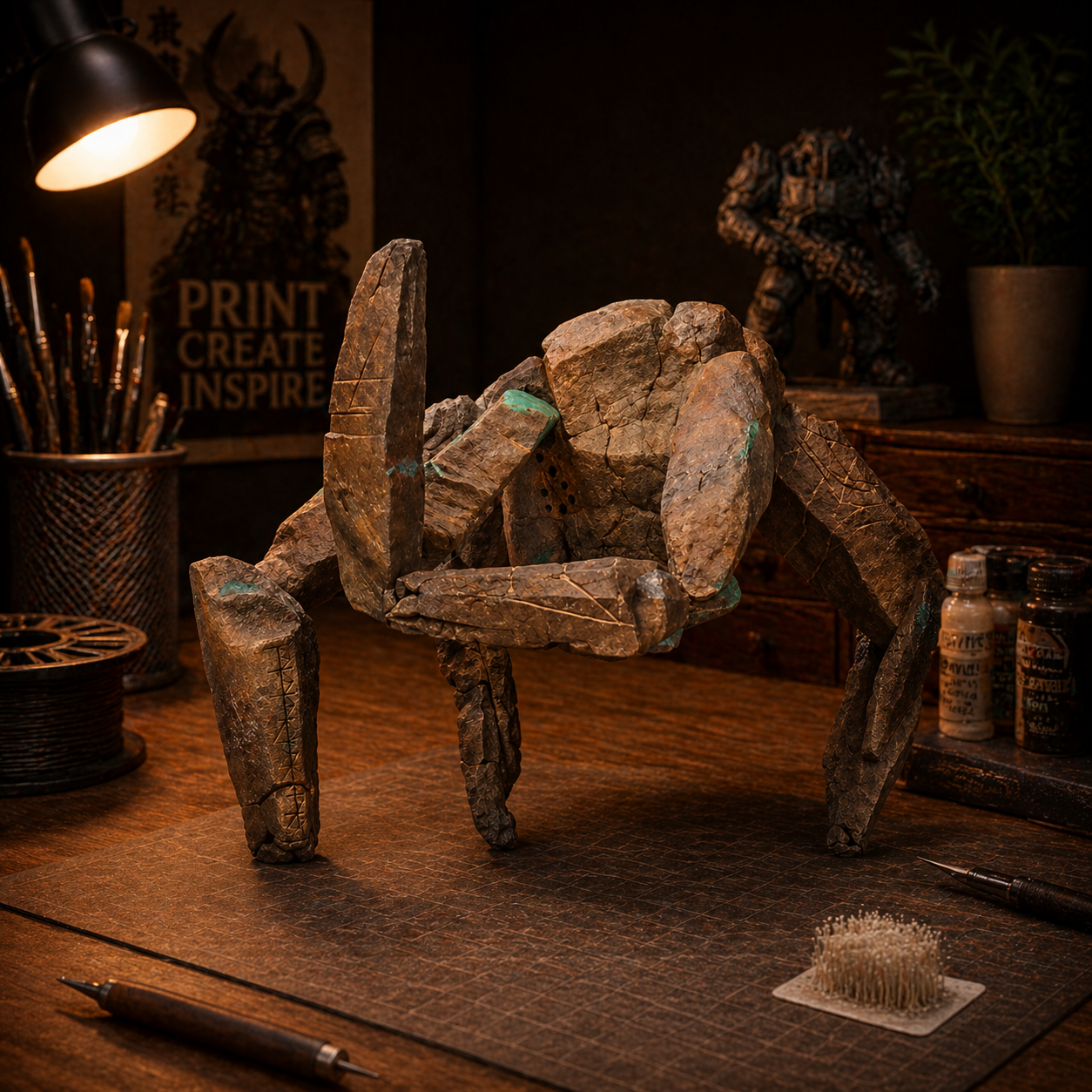 Rock Creature – Stone Mech Walker