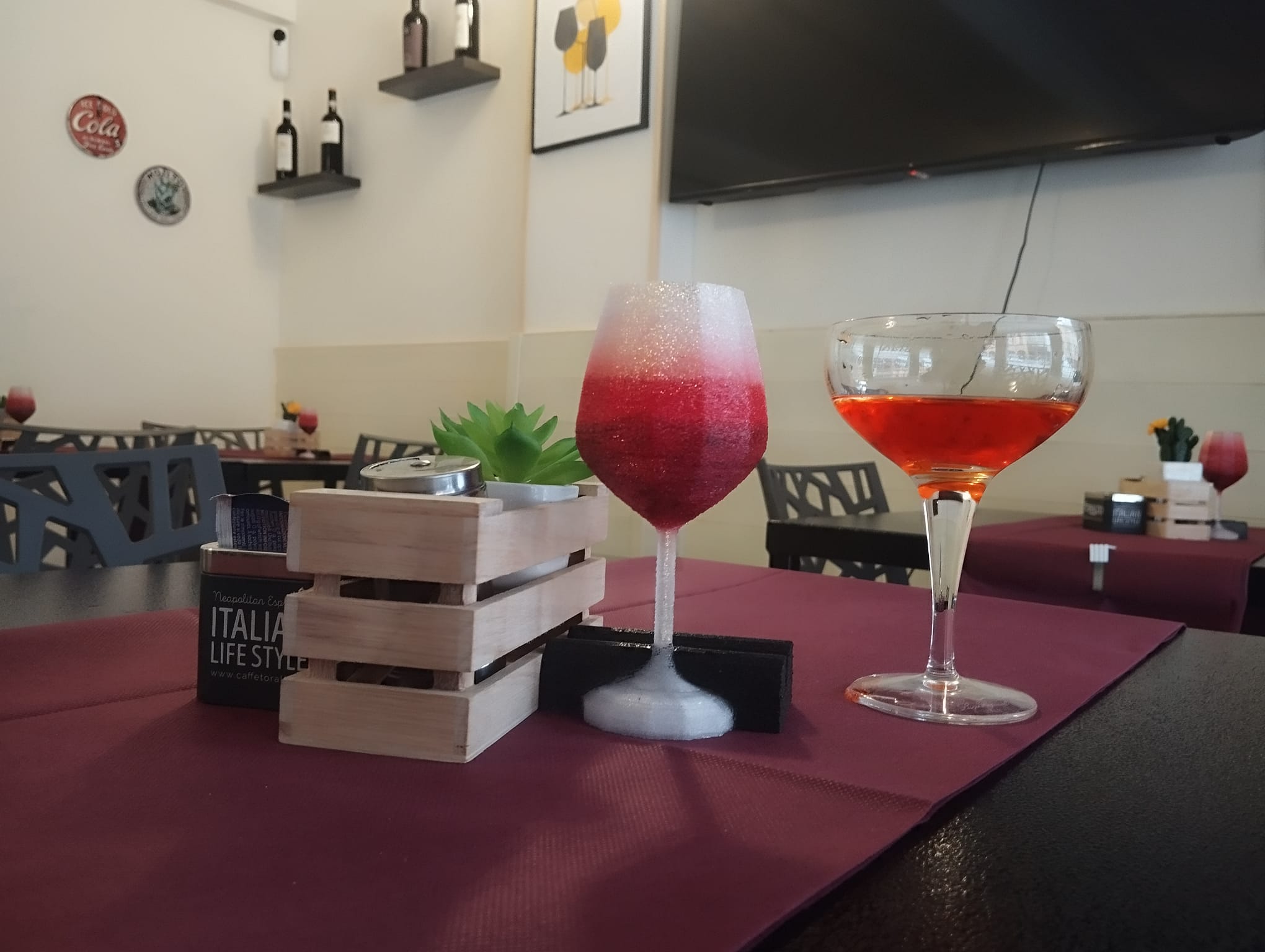Wine Glass Menu Holder | Porta Menù Calice - 3MF Optimized Design