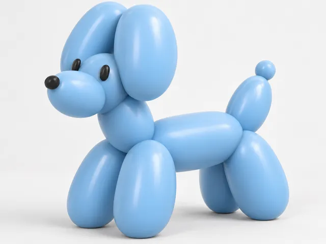 Balloon Dog – Cute Minimalist 3D Printable Sculpture