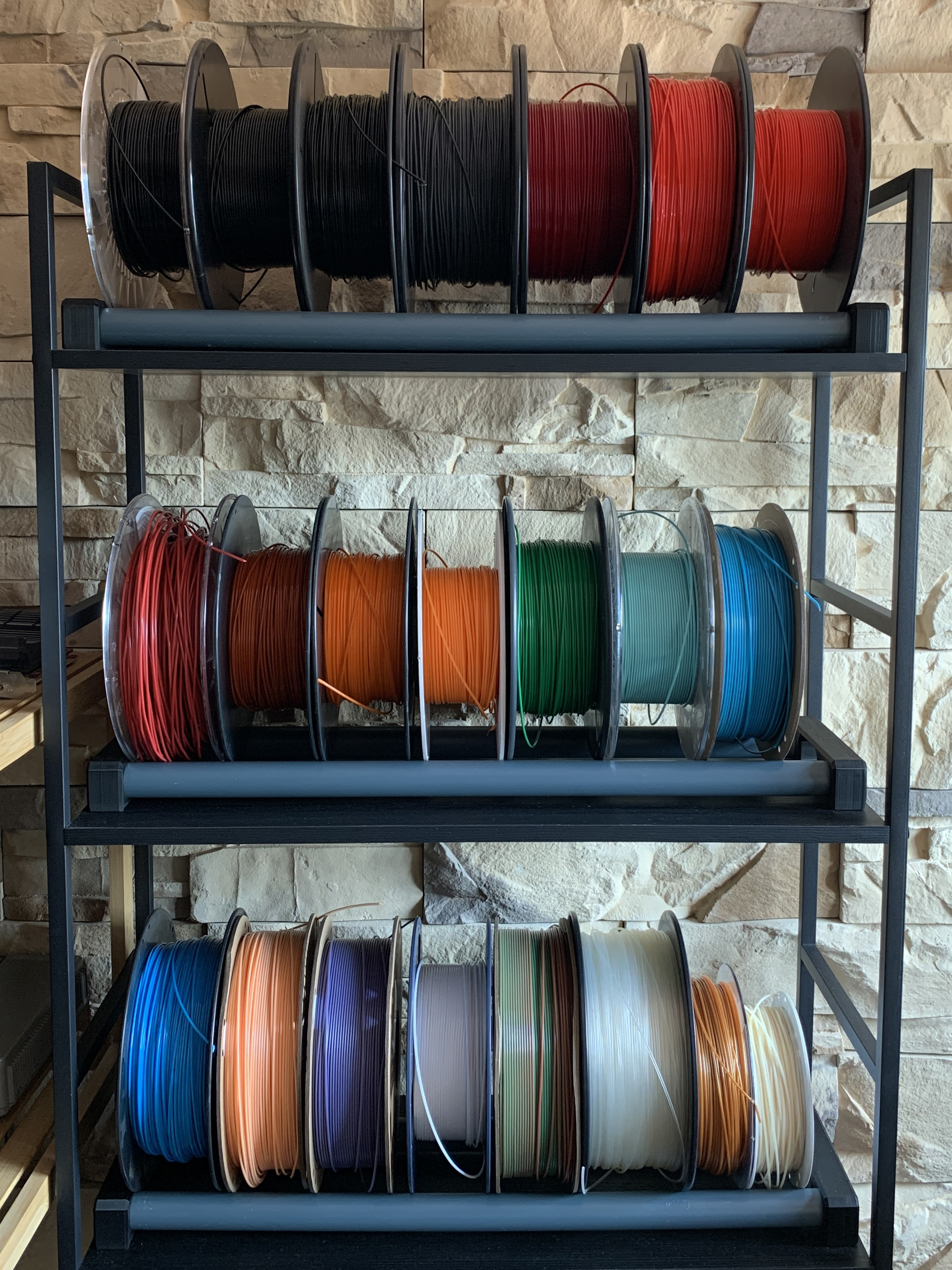 Modular filament spool stand