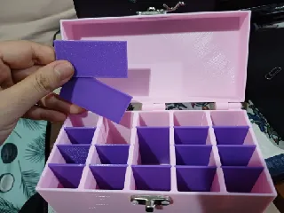 Slide box storage
