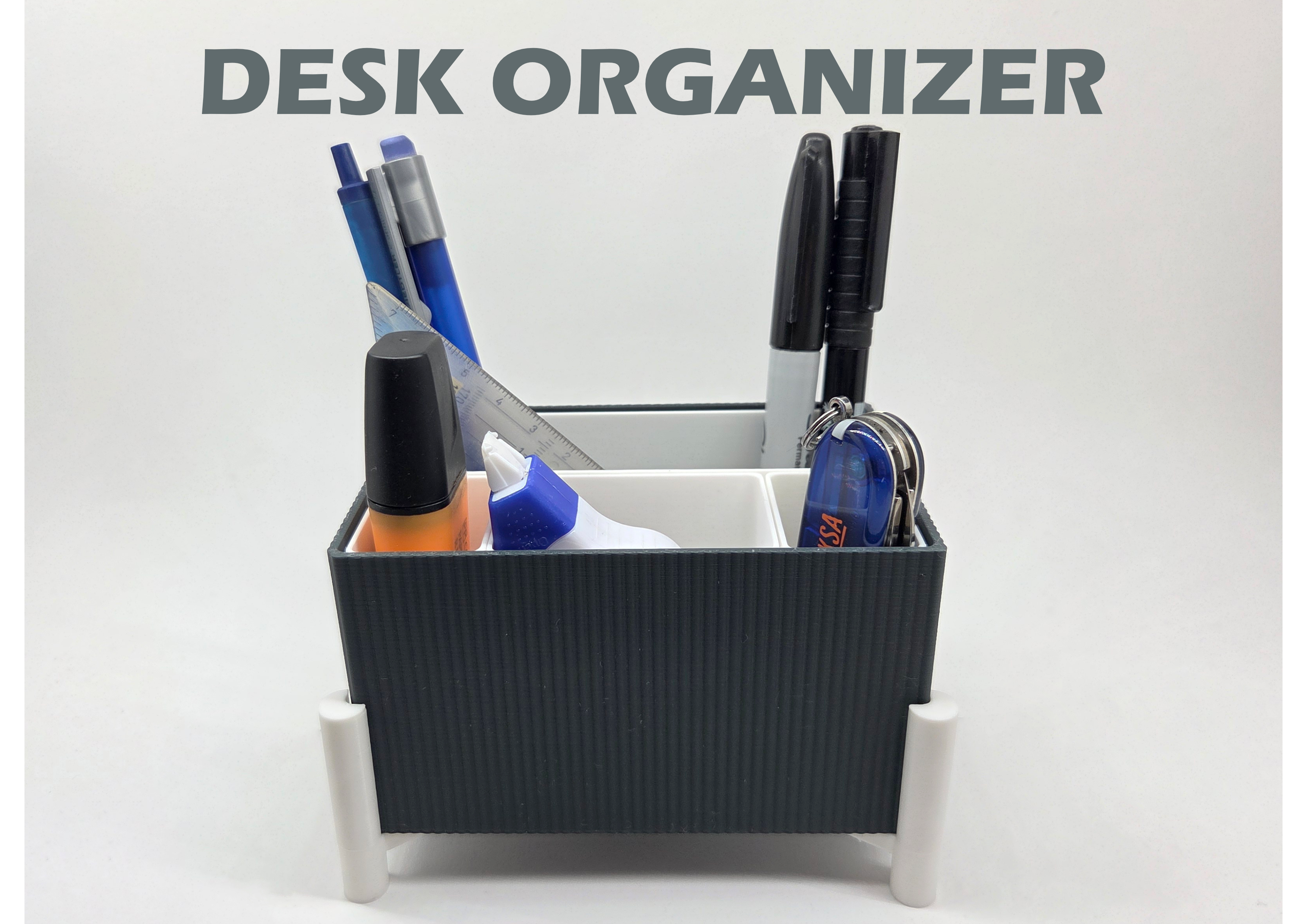 Desk organizer - modular 3D model