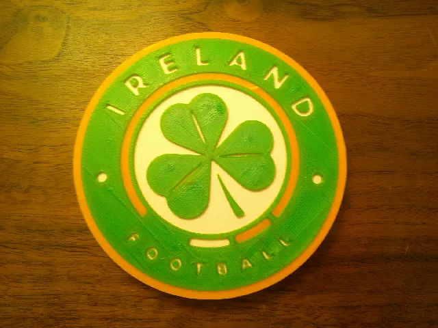Republic of Ireland National Football Team Logo Coaster or Plaque