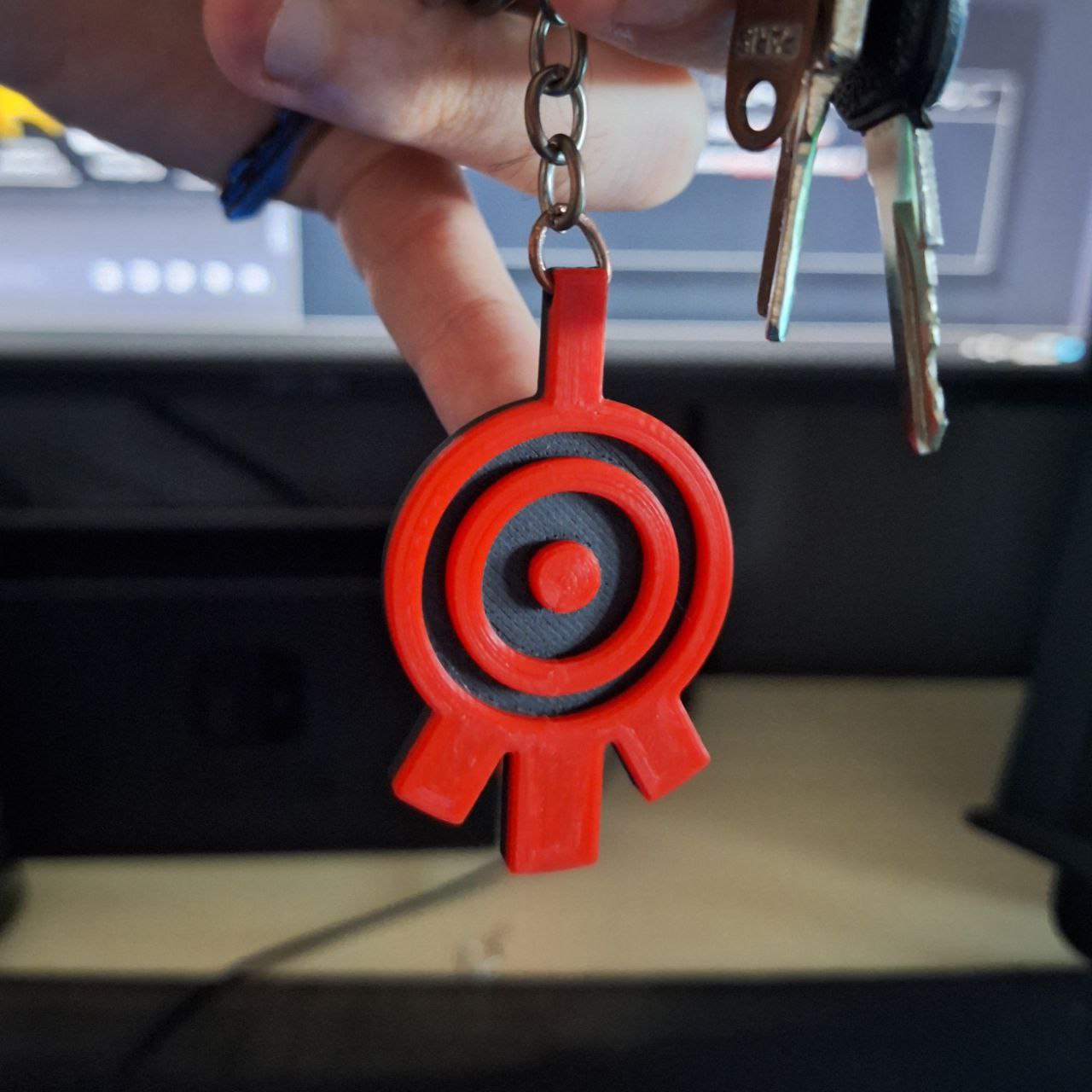 Miniatura 2 do modelo 3D Xana Keychain Code Lyoko