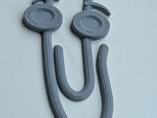 Funny book mark snap hook