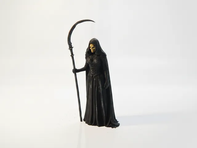 Death Bride Gothic Figurine Female Figure 3D Printable