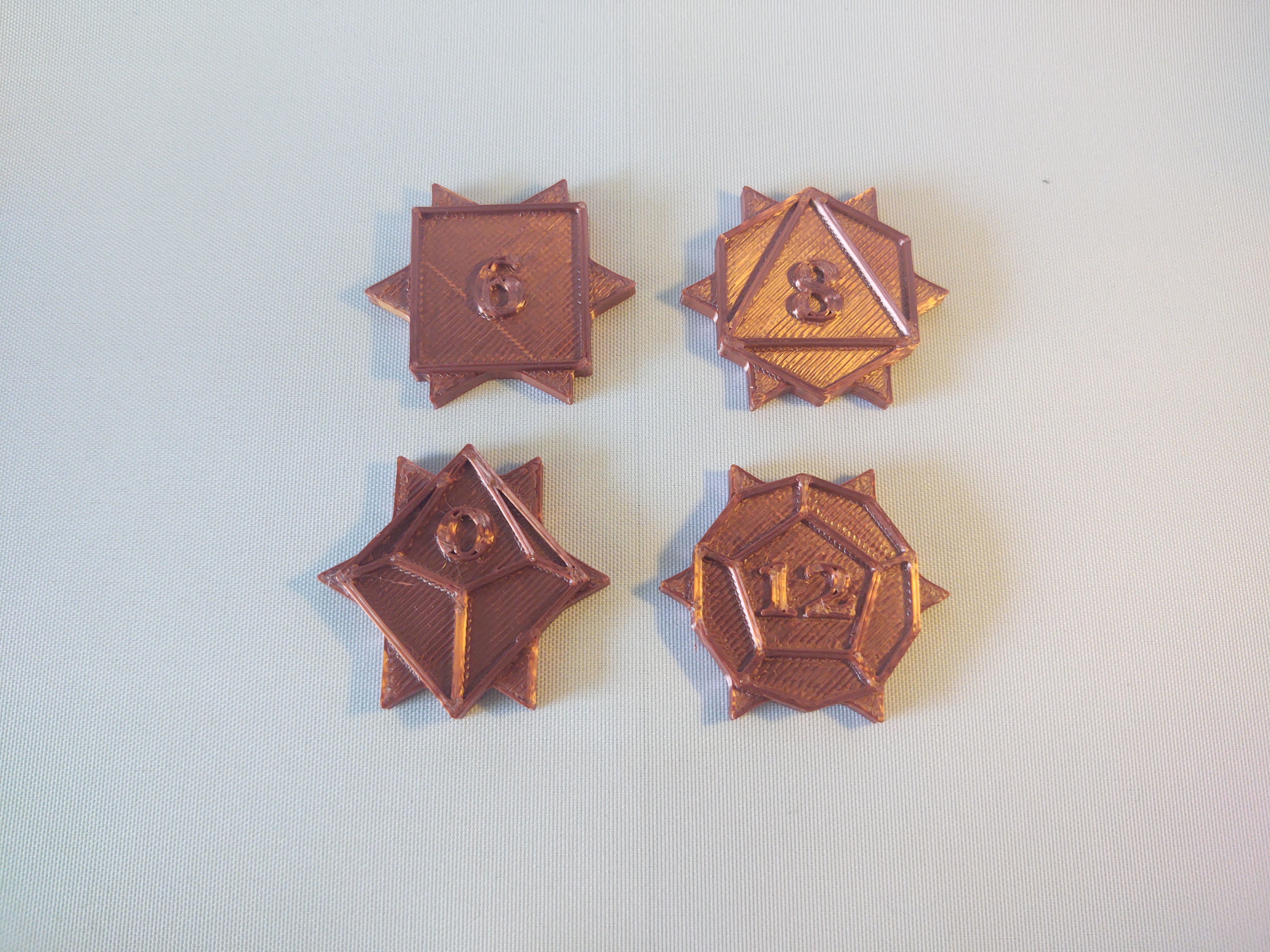 (Bardic) Inspiration tokens - DnD/TTRPG 3D model