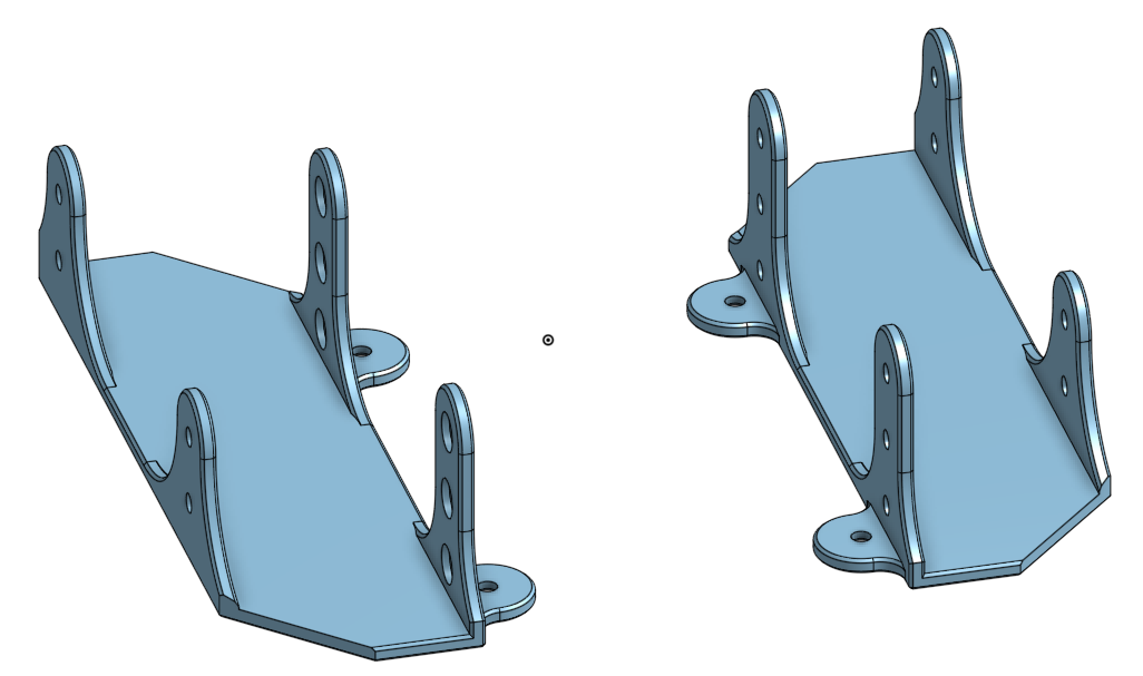 5.25" to 2.5" drive bracket