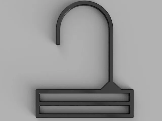 Single Tie Coat Hanger