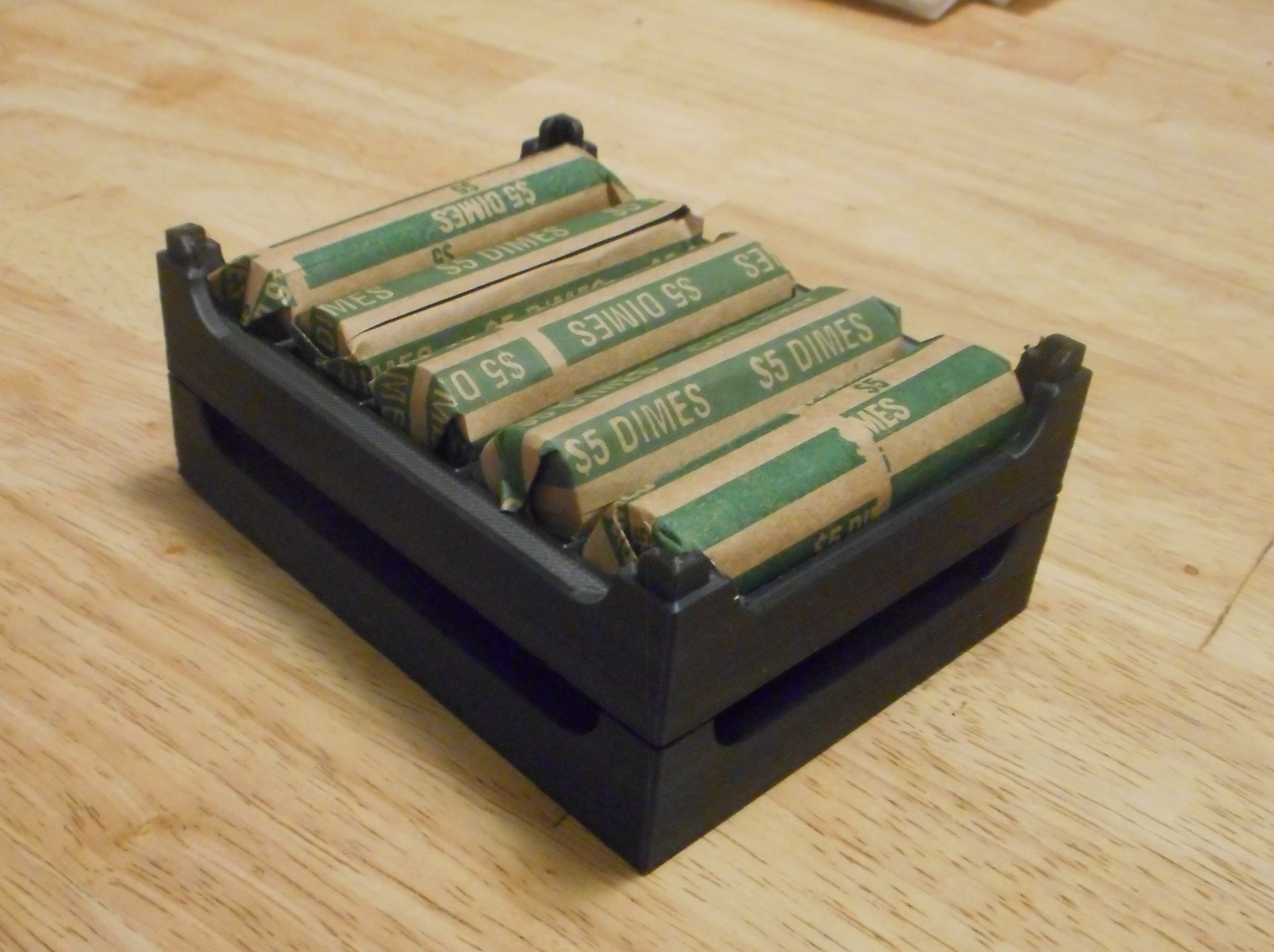 Stackable Rolled Dime Holder