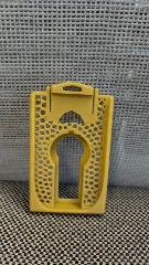 RSA Badge holder with Voronoi design and top stop guard