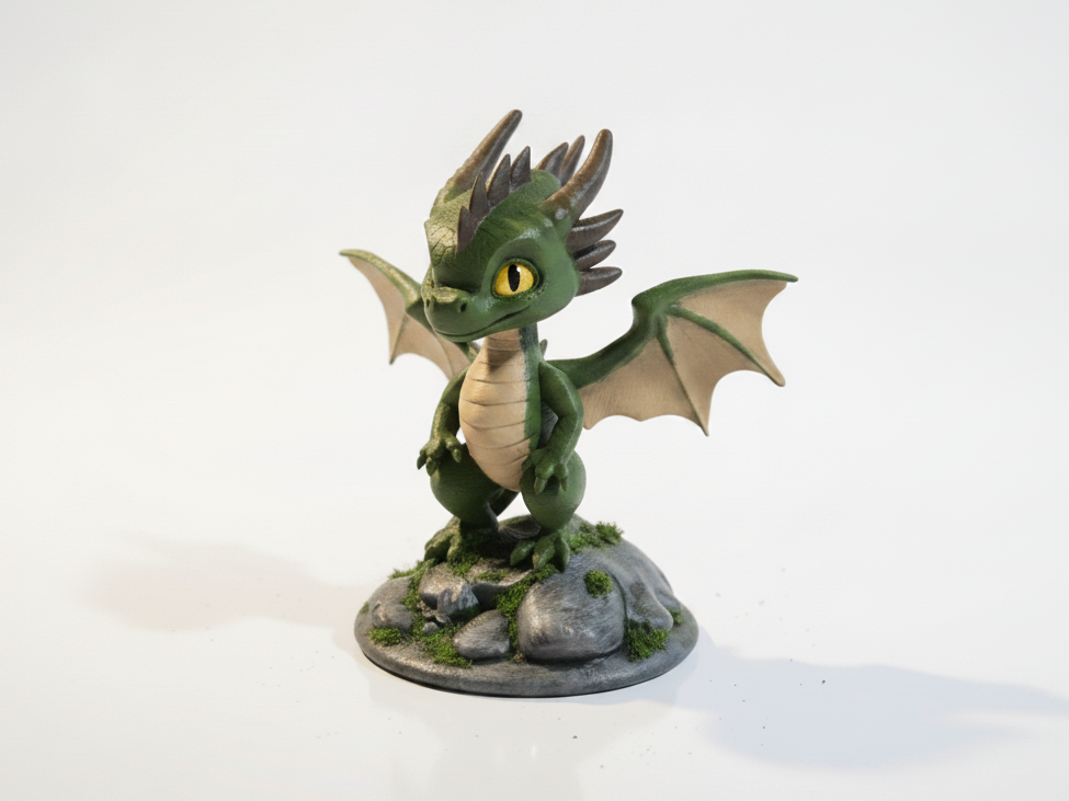 Dragon Statue Fantasy Creature 3D Printable