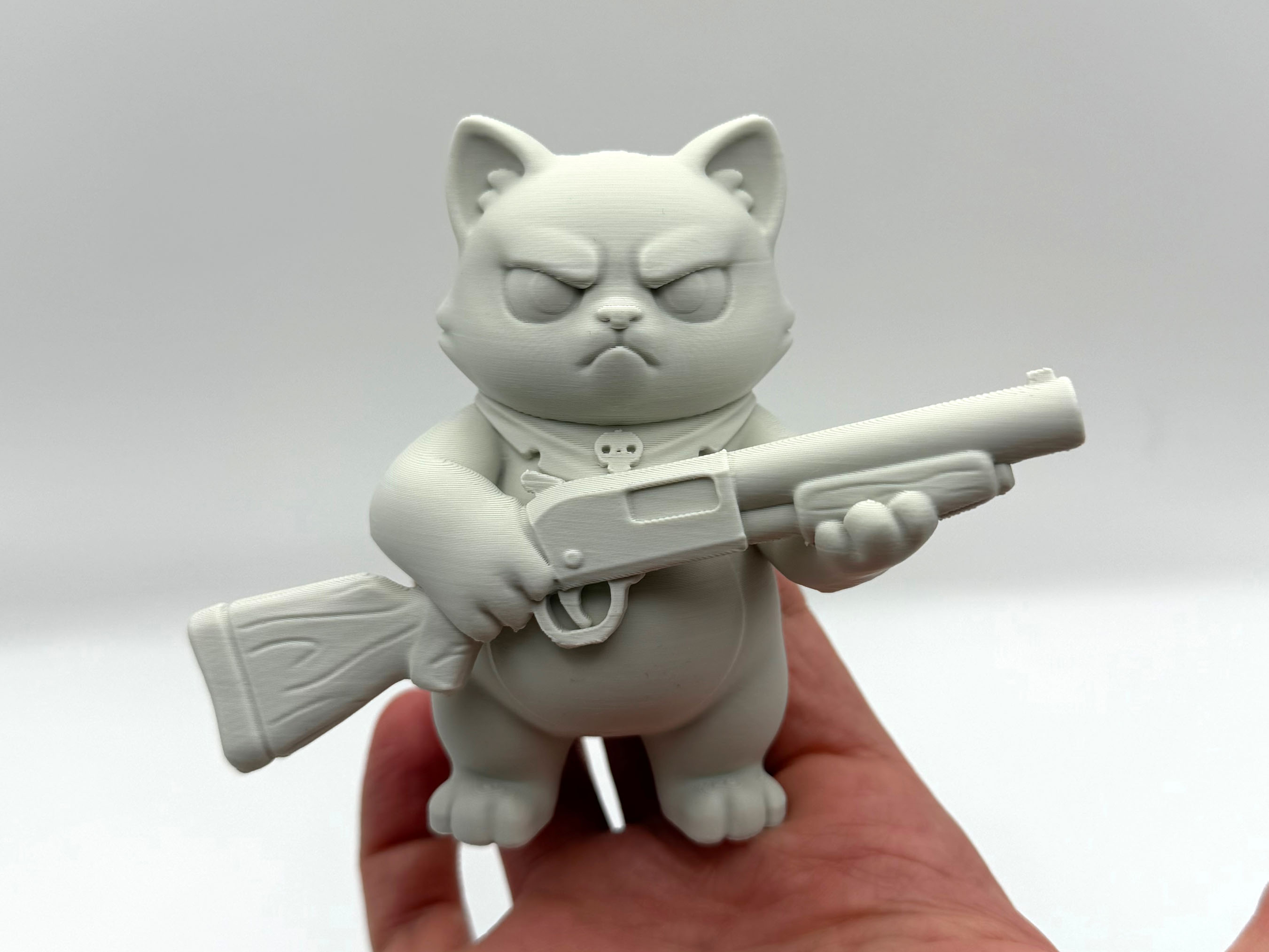Shotgun Cat 3D model