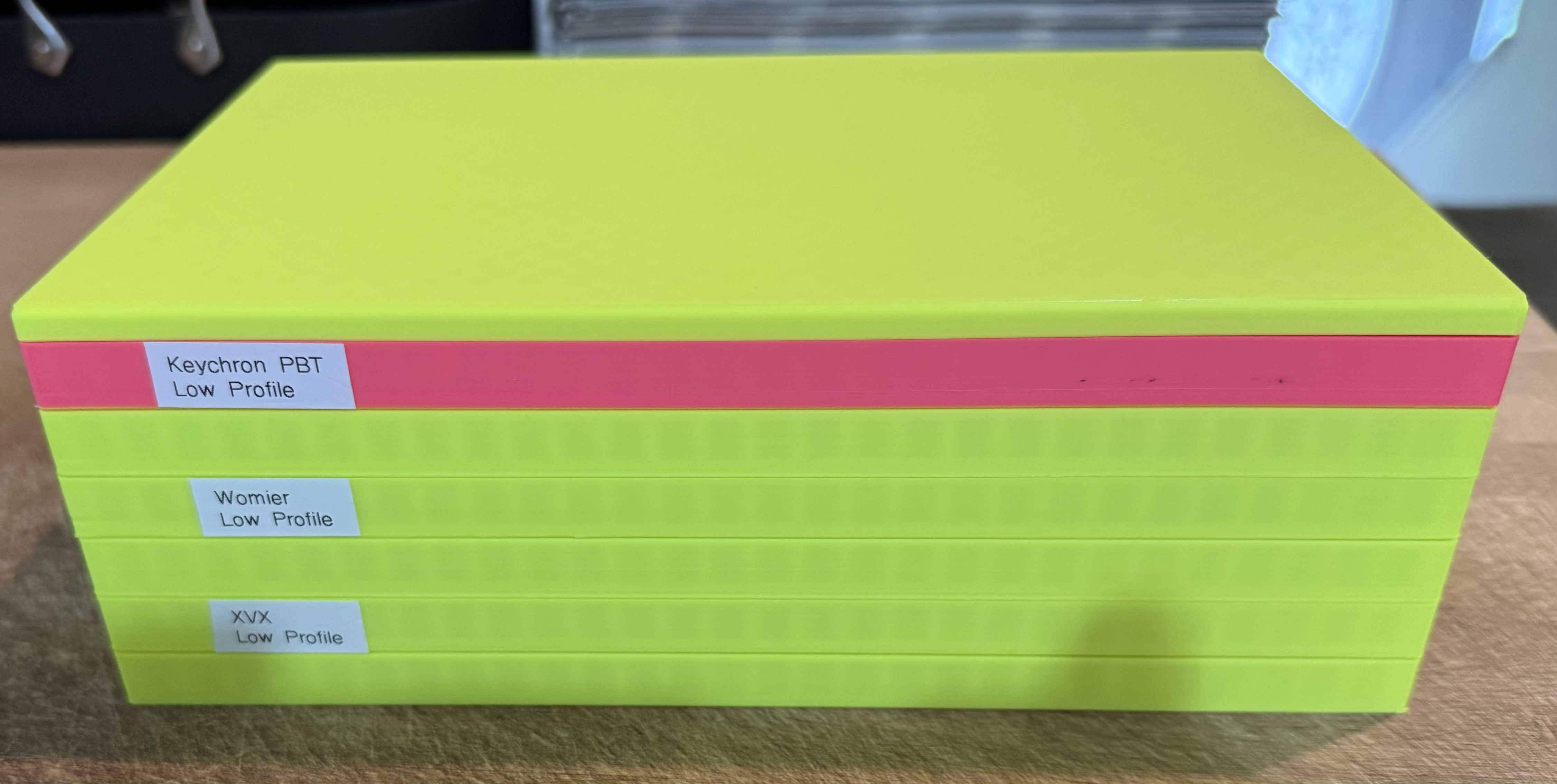 Stackable Trays for Keycaps