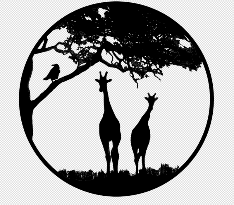 Savanna decoration 2d