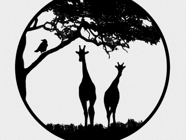 Savanna decoration 2d