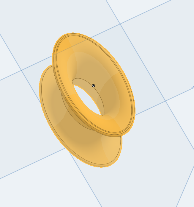 Plastic ring to collapse your parawing