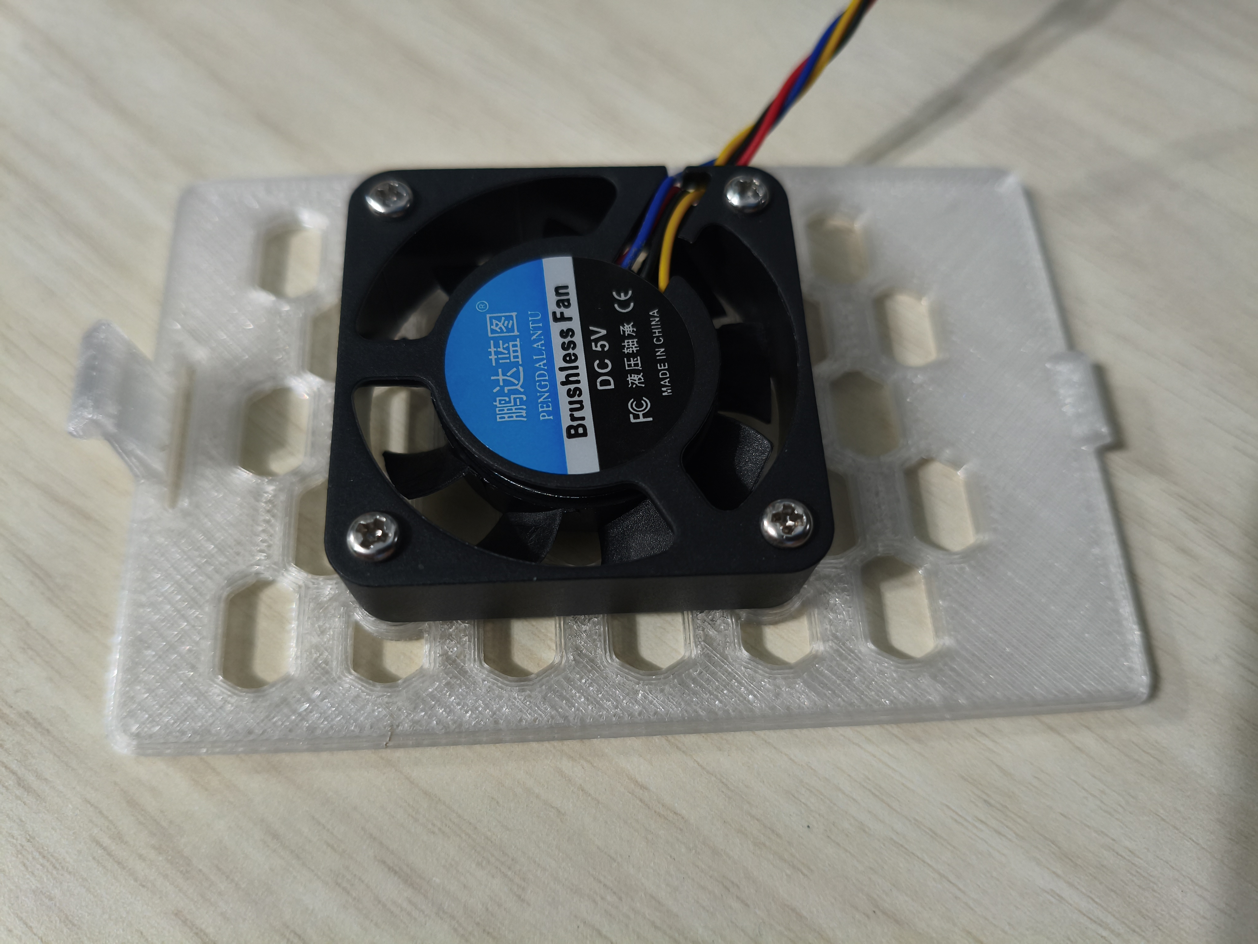 Pi4B Case Cover for 4010/3010 Fan