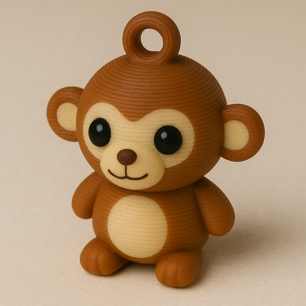 Cute Monkey Keychain