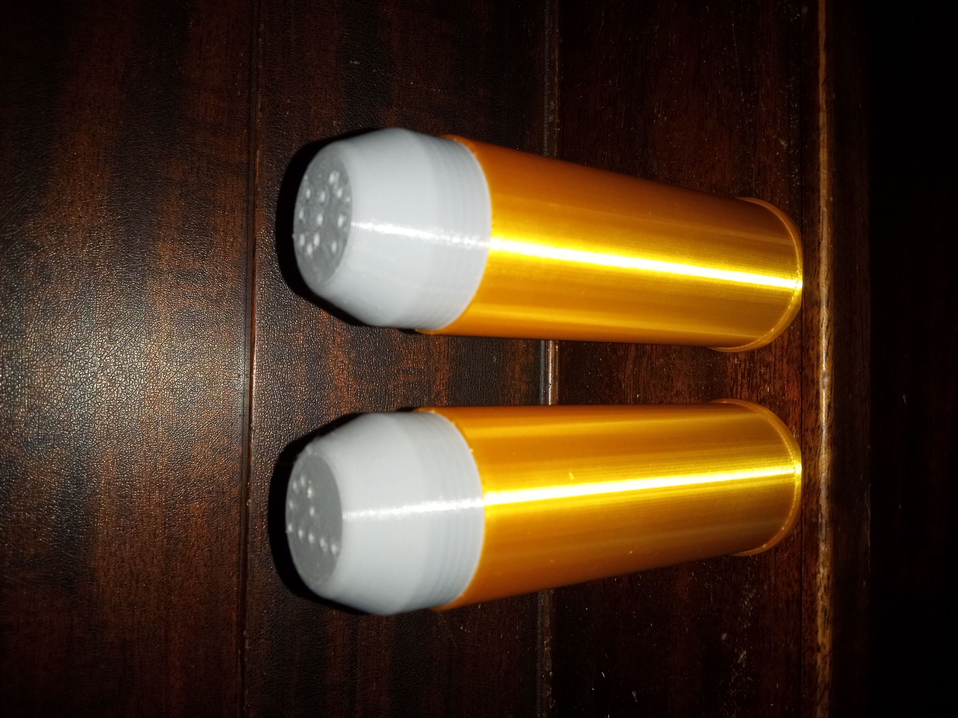 2 Bore Salt and Pepper Shaker- Threaded