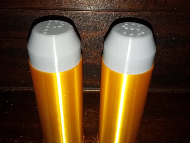 2 Bore Salt and Pepper Shaker- Threaded