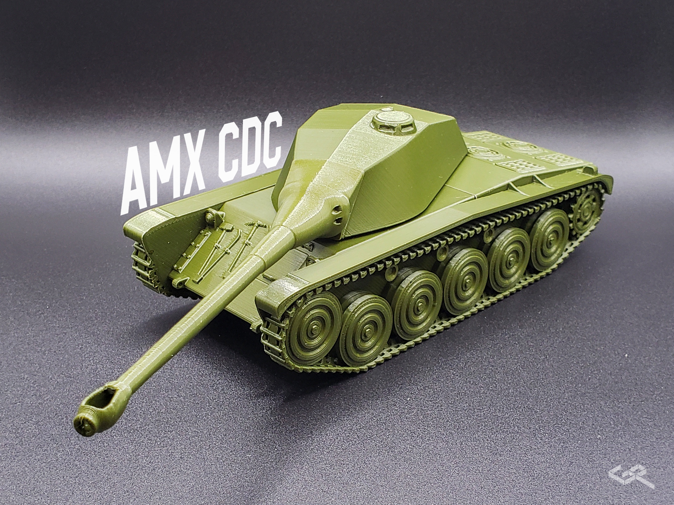 1:48 Scale AMX CDC Tank Model
