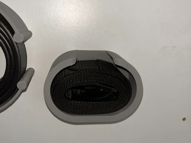 Wall-Mounted Belt Holder